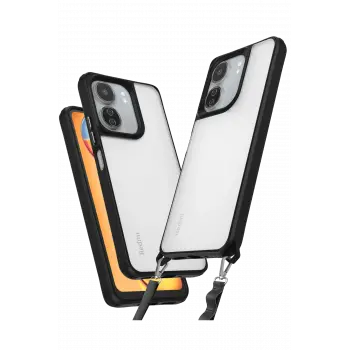 Lopard Xiaomi Redmi 13c Kılıf Penta Silikon Kılıf - Siyah