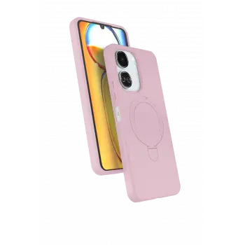 Lopard Xiaomi Redmi 13c Regal Magsafe Standlı Kapak - Açık Pembe