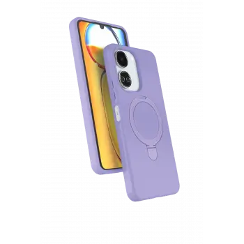 Lopard Xiaomi Redmi 13c Regal Magsafe Standlı Kapak - Lila