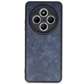 Lopard Xiaomi Redmi 14c Kılıf Aras Deri Kapak - Lacivert