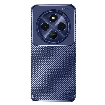 Lopard Xiaomi Redmi 14c Kılıf Auto Focus Karbon Kapak - Lacivert