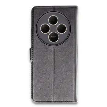 Lopard Xiaomi Redmi 14c Kılıf Trend S Plus Kapaklı Kılıf - Siyah