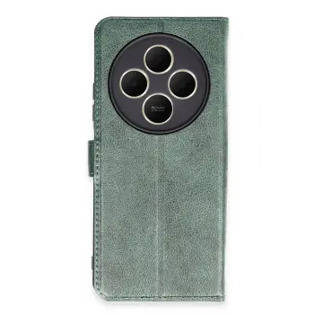 Lopard Xiaomi Redmi 14c Kılıf Trend S Plus Kapaklı Kılıf - Yeşil