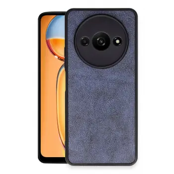 Lopard Xiaomi Redmi A3 4g Kılıf Aras Deri Kapak - Lacivert