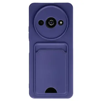 Lopard Xiaomi Redmi A3 4g Kılıf Kelvin Kartvizitli Silikon - Lacivert