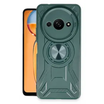 Lopard Xiaomi Redmi A3 4g Kılıf Lincoln Silikon - Koyu Yeşil