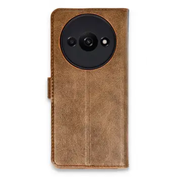 Lopard Xiaomi Redmi A3 4g Kılıf Trend S Plus Kapaklı Kılıf - Taba