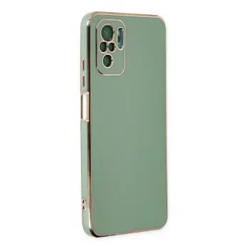 Lopard Xiaomi Redmi Note 10 Kılıf Volet Silikon - Açık Yeşil