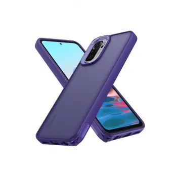 Lopard Xiaomi Redmi Note 10 Pro Kılıf Elegant Kapak - Derin Mor