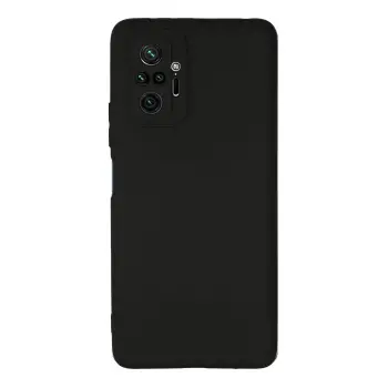 Lopard Xiaomi Redmi Note 10 Pro Kılıf First Silikon - Siyah