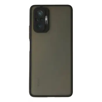 Lopard Xiaomi Redmi Note 10 Pro Kılıf Montreal Silikon Kapak - Siyah