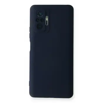 Lopard Xiaomi Redmi Note 10 Pro Kılıf Nano İçi Kadife Silikon - Lacivert