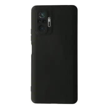 Lopard Xiaomi Redmi Note 10 Pro Kılıf Nano İçi Kadife Silikon - Siyah