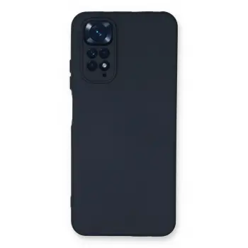 Lopard Xiaomi Redmi Note 11 Kılıf Nano İçi Kadife Silikon - Lacivert