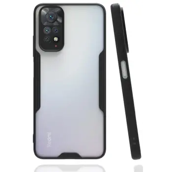 Lopard Xiaomi Redmi Note 11 Kılıf Platin Silikon - Siyah