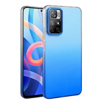 Lopard Xiaomi Redmi Note 11 Pro Glossy Kapak - Mavi