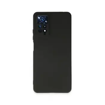 Lopard Xiaomi Redmi Note 11 Pro Kılıf First Silikon - Siyah