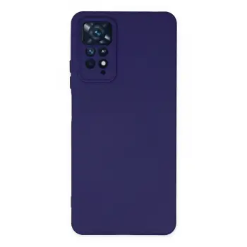 Lopard Xiaomi Redmi Note 11 Pro Kılıf Nano İçi Kadife Silikon - Mor