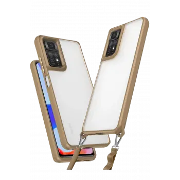 Lopard Xiaomi Redmi Note 11 Pro Kılıf Penta Silikon Kılıf - Çöl Titanyum