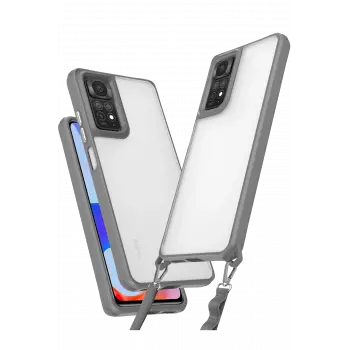 Lopard Xiaomi Redmi Note 11 Pro Kılıf Penta Silikon Kılıf - Titan Gri