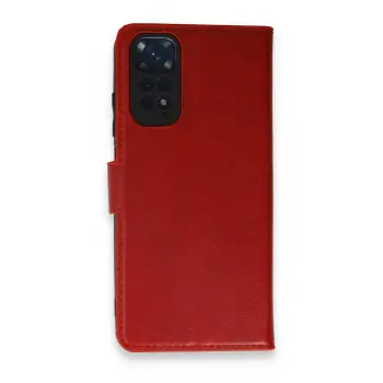 Lopard Xiaomi Redmi Note 11 Pro Kılıf Trend S Plus Kapaklı Kılıf - Kırmızı
