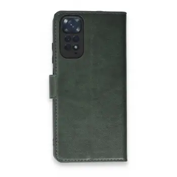 Lopard Xiaomi Redmi Note 11 Pro Kılıf Trend S Plus Kapaklı Kılıf - Yeşil