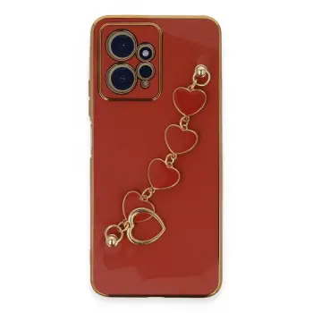 Lopard Xiaomi Redmi Note 12 4g Kılıf Esila Silikon - Kırmızı