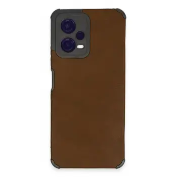 Lopard Xiaomi Redmi Note 12 5g Kılıf Loop Deri Silikon - Kahverengi