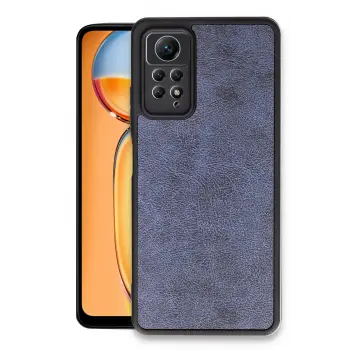 Lopard Xiaomi Redmi Note 12 Pro 4g Kılıf Aras Deri Kapak - Lacivert