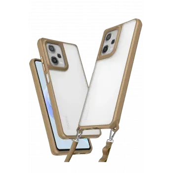 Lopard Xiaomi Redmi Note 12 Pro 5g Kılıf Penta Silikon Kılıf - Çöl Titanyum