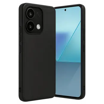 Lopard Xiaomi Redmi Note 13 4g Kılıf Aras Deri Kapak - Siyah