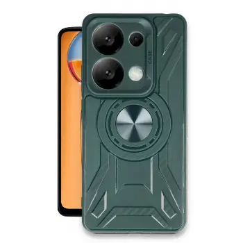 Lopard Xiaomi Redmi Note 13 Pro 4g Kılıf Lincoln Silikon - Koyu Yeşil