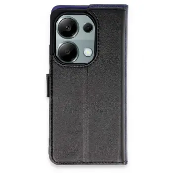 Lopard Xiaomi Redmi Note 13 Pro 4g Kılıf Trend S Plus Kapaklı Kılıf - Siyah