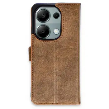 Lopard Xiaomi Redmi Note 13 Pro 4g Kılıf Trend S Plus Kapaklı Kılıf - Taba