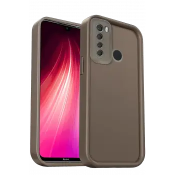 Lopard Xiaomi Redmi Note 8 Kılıf Viera Silikon - Kahverengi