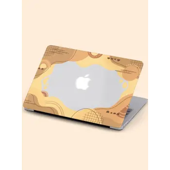 Macbook Air (M2-M3) Kılıf 15 inç A3114-A2941 2023/2024 Şeffaf Sert Kapak Koruma Macos-21 Toprak