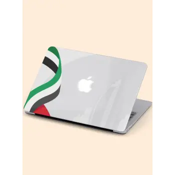 Macbook Pro (M1-M2) Kılıf 13 inç A2338-A2289-A2159 2020/2022 Şeffaf Sert Kapak Koruma Macos-29 Birleşik Arap Emirlikleri Bayrağı