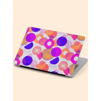 Macbook Pro (M1-M2) Kılıf 14.2 inç A2442-A2779-A2992 A2918 2020/2022 Şeffaf Kapak Tam Koruma Macos-02 Dinamik Desen Tasarımı