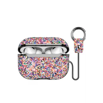 Onegif Airpods 3 (3.nesil) Bright Simli Airpods Kapak - Gold