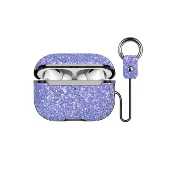 Onegif Airpods Pro 2 (2.nesil) Bright Simli Airpods Kapak - Derin Mor