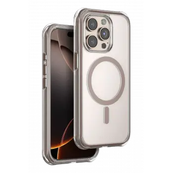 Onegif Apple İphone 15 Pro Max Hulk Magsafe Kapak - Çöl Titanyum