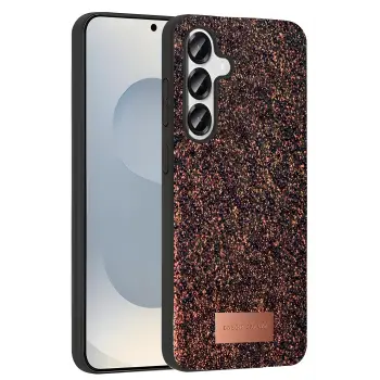 Onegif Samsung Galaxy S25 Plus Bright Simli Kapak - Derin Mor