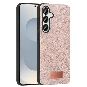 Onegif Samsung Galaxy S25 Plus Bright Simli Kapak - Pembe