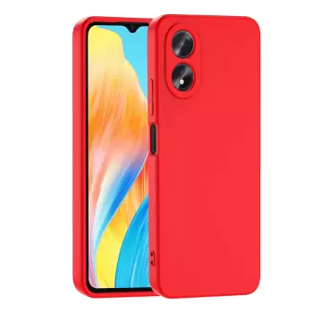 Oppo A38 Kılıf Lopard Içi Kadife Lansman Yumuşak Mara Silikon Kapak