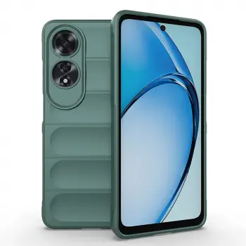 Oppo A60 Kılıf Esnek Tpu Oyuklu Arka Yüzey Tasarımlı Lopard Etnik Silikon Kapak
