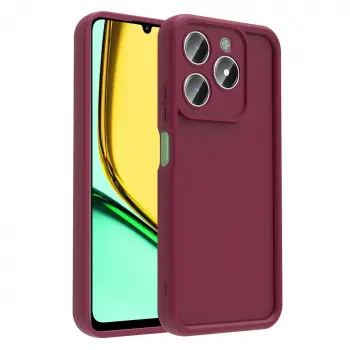 Realme C61 Kılıf Kamera Korumalı Lopard Ananas Kapak