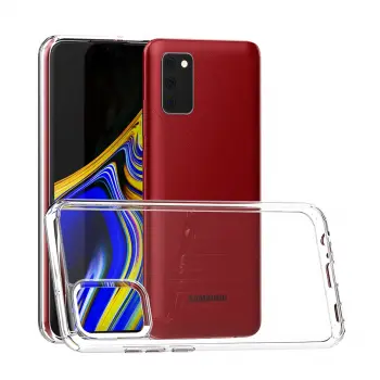 Samsung Galaxy A02S Coss Sert Darbe Emici Silikon Şeffaf Kamera Korumalı Arka Kapak