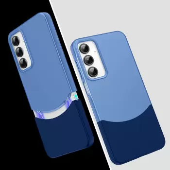 Samsung Galaxy A55 Kılıf Mıknatıslı Lopard Duble Kapak