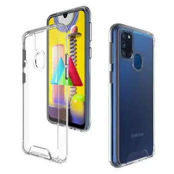 Samsung Galaxy M30S Kılıf Darbe Emici Kalın Sert Yumuşak Tuşlu Sert Gard Silikon Kapak