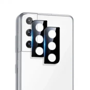 Samsung Galaxy S21 Lopard Lens Koruma Parlak Renkli Kamera Koruyucu Cam Filmi